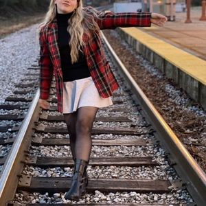 Anthro. (Silence + Noise) Gray Skirt SMALL